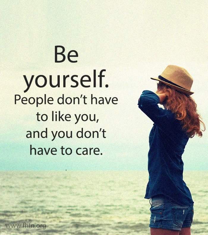 be yourself