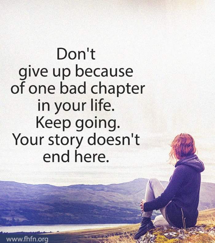 don't give up